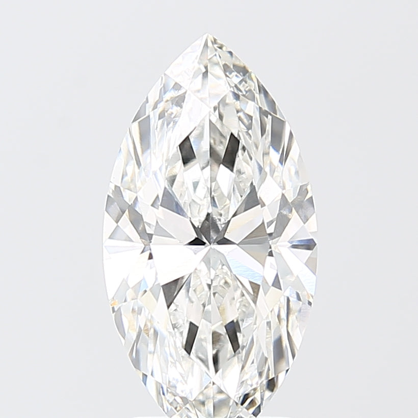 3.03 Carat Marquise Shaped, Ideal Cut, F Color, VS1 Clarity, IGI Certified Lab Grown Diamond