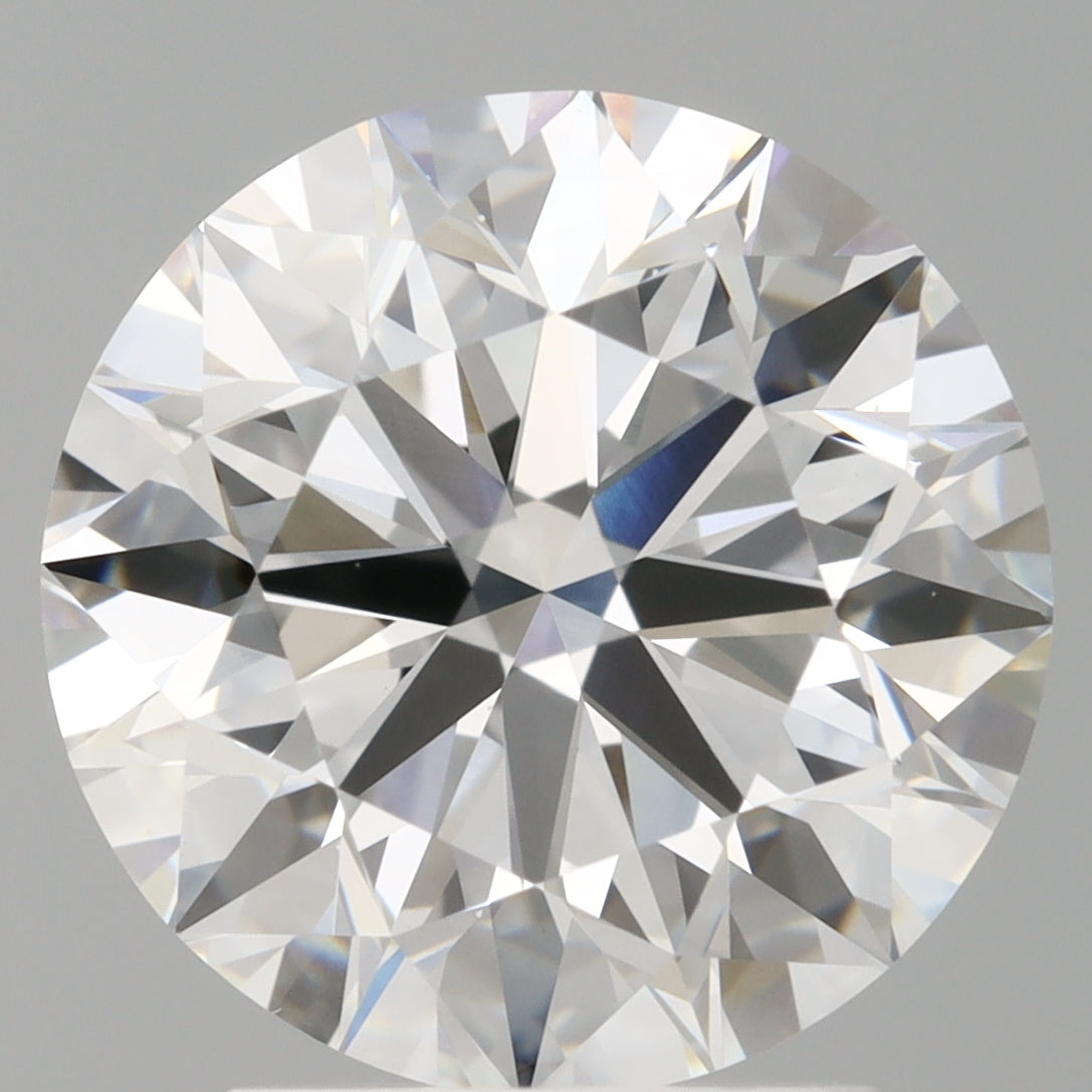 3.00 Carat Round Shaped, Excellent Cut, E Color, VS1 Clarity, IGI Certified Lab Grown Diamond