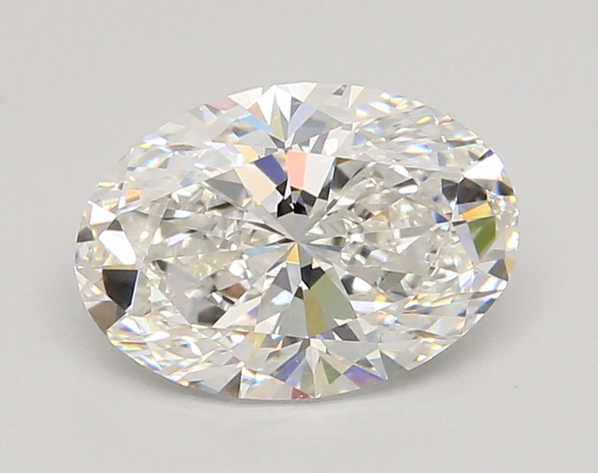 2.51 Carat Oval Shaped, Ideal Cut, F Color, VVS2 Clarity, IGI Certified Lab Grown Diamond