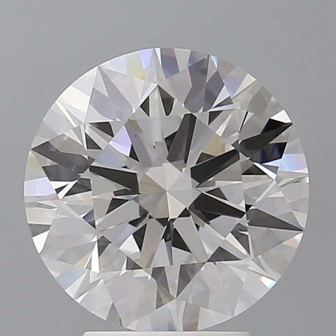 4.01 Carat Round Shaped, Ideal Cut, F Color, VVS2 Clarity, IGI Certified Lab Grown Diamond
