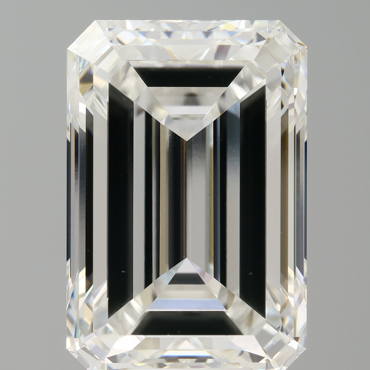 10.55 Carat Emerald Shaped, Ideal Cut, F Color, VVS2 Clarity, IGI Certified Lab Grown Diamond