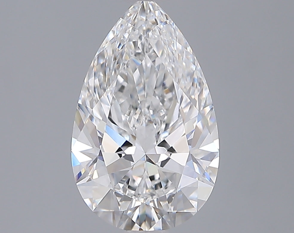 2.07 Carat Pear Shaped, Ideal Cut, E Color, VVS1 Clarity, IGI Certified Lab Grown Diamond