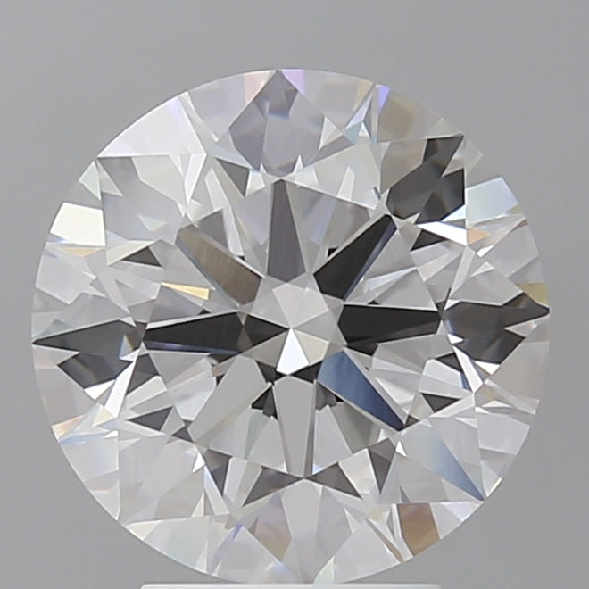 4.09 Carat Round Shaped, Ideal Cut, E Color, VVS2 Clarity, IGI Certified Lab Grown Diamond