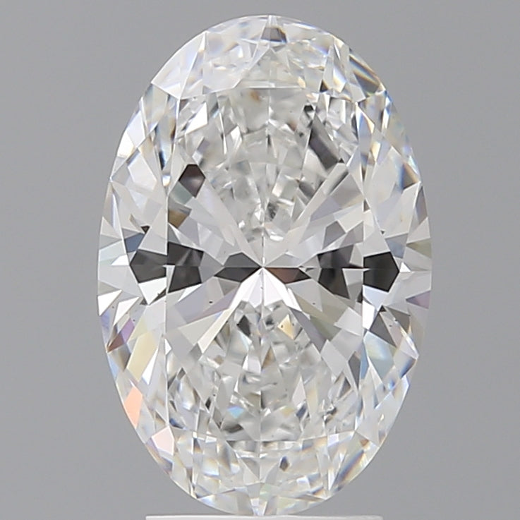 3.59 Carat Oval Shaped, Ideal Cut, D Color, VS2 Clarity, IGI Certified Lab Grown Diamond