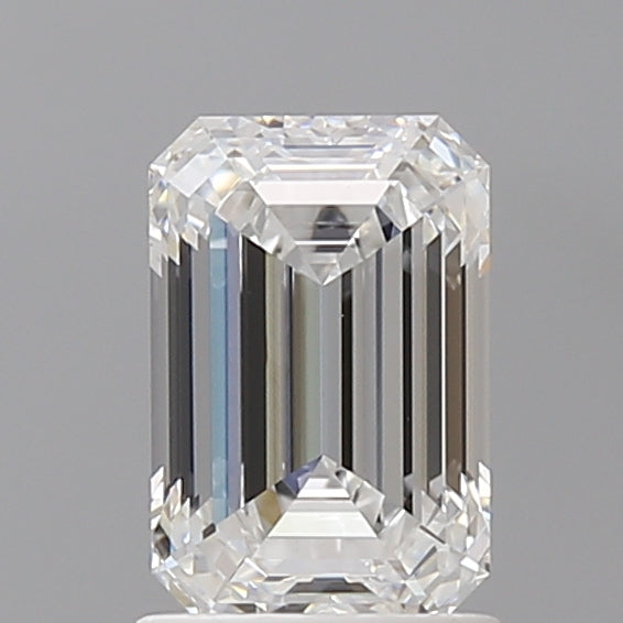 1.60 Carat Emerald Shaped, Ideal Cut, E Color, VVS2 Clarity, IGI Certified Lab Grown Diamond