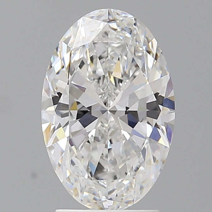 2.59 Carat Oval Shaped, Ideal Cut, E Color, VVS2 Clarity, IGI Certified Lab Grown Diamond