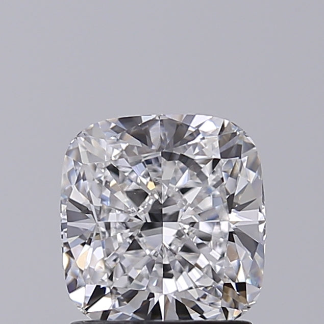 1.61 Carat Cushion Shaped, Ideal Cut, D Color, VS2 Clarity, GIA Certified Lab Grown Diamond
