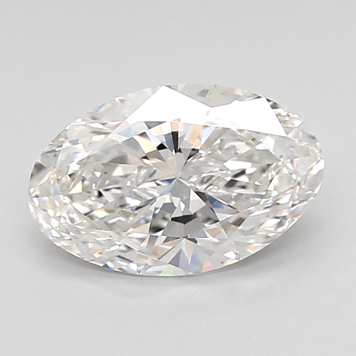 2.01 Carat Oval Shaped, Ideal Cut, F Color, VVS2 Clarity, IGI Certified Lab Grown Diamond