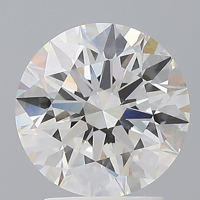 2.58 Carat Round Shaped, Ideal Cut, E Color, VVS2 Clarity, IGI Certified Lab Grown Diamond