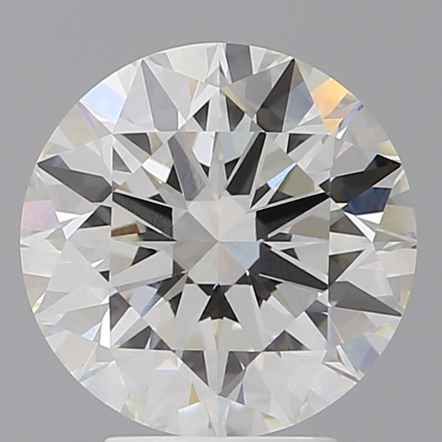 4.02 Carat Round Shaped, Excellent Cut, G Color, VVS2 Clarity, IGI Certified Lab Grown Diamond