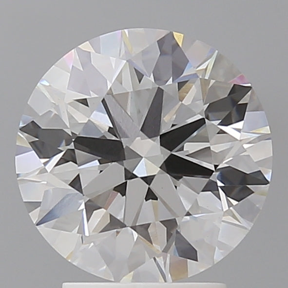 3.08 Carat Round Shaped, Ideal Cut, F Color, VVS2 Clarity, IGI Certified Lab Grown Diamond