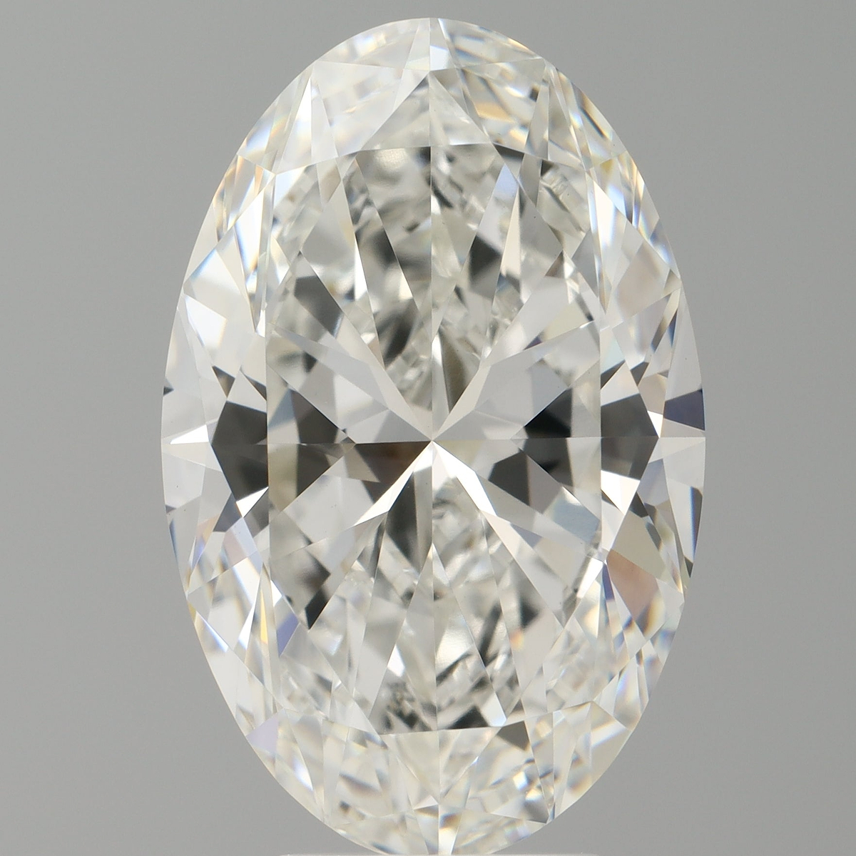 6.07 Carat Oval Shaped, Ideal Cut, F Color, VVS2 Clarity, IGI Certified Lab Grown Diamond