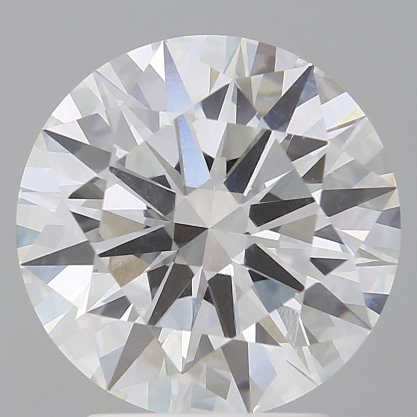3.04 Carat Round Shaped, Ideal Cut, E Color, VVS2 Clarity, IGI Certified Lab Grown Diamond