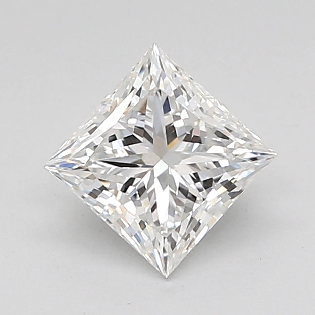 1.03 Carat Princess Shaped, Ideal Cut, E Color, VVS2 Clarity, IGI Certified Lab Grown Diamond