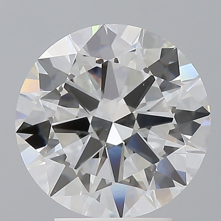 3.57 Carat Round Shaped, Excellent Cut, F Color, VVS2 Clarity, IGI Certified Lab Grown Diamond