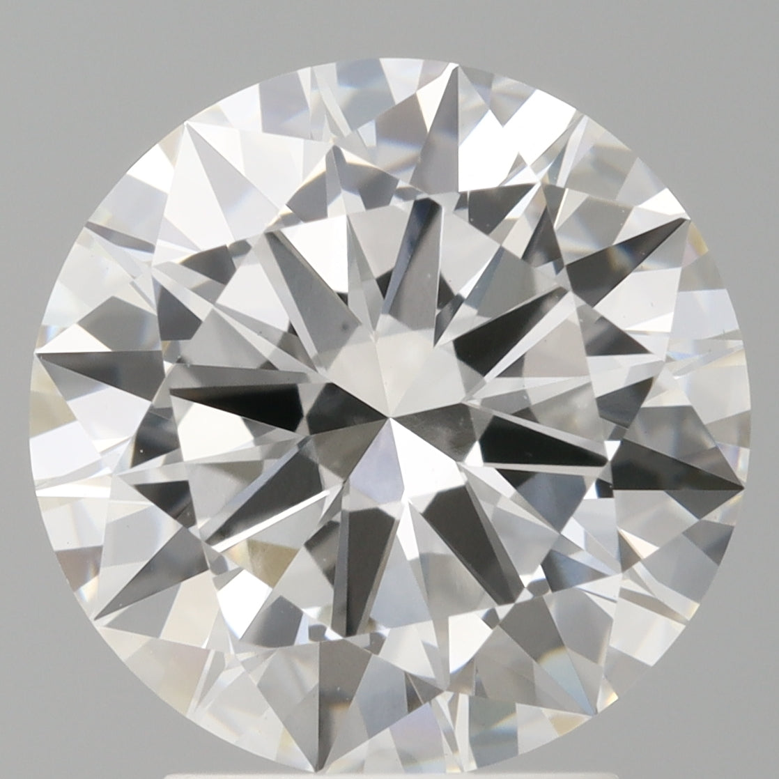 3.00 Carat Round Shaped, Excellent Cut, E Color, VVS2 Clarity, IGI Certified Lab Grown Diamond