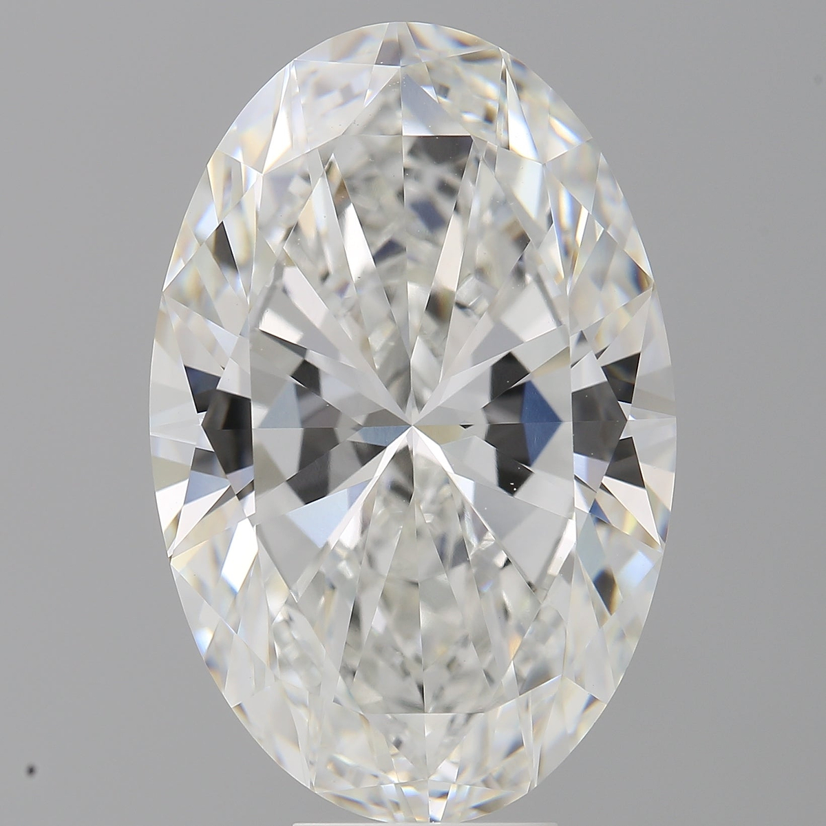 10.08 Carat Oval Shaped, Ideal Cut, F Color, VVS2 Clarity, IGI Certified Lab Grown Diamond