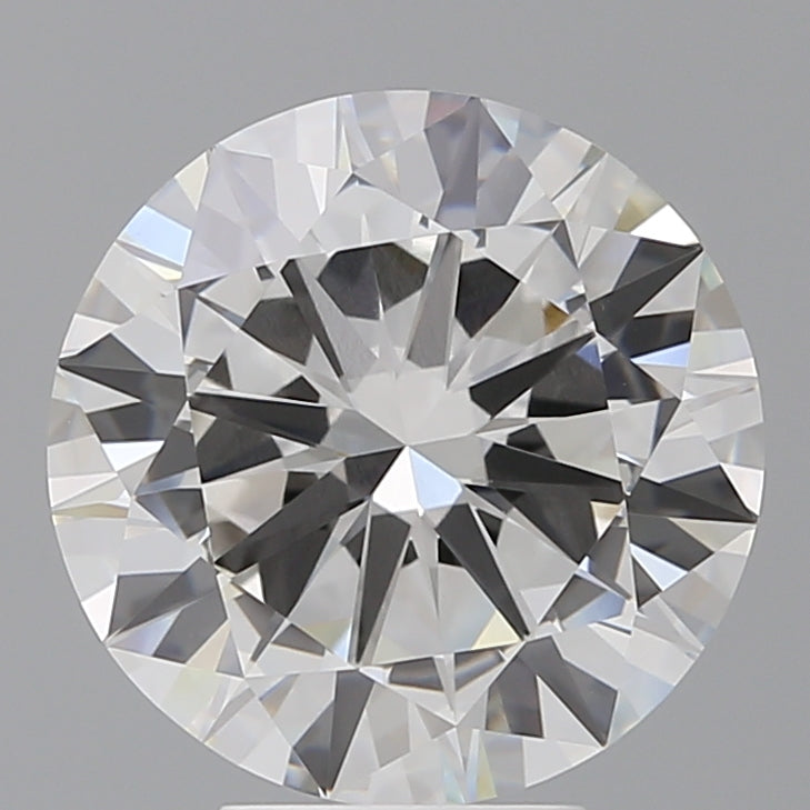 5.55 Carat Round Shaped, Excellent Cut, F Color, VVS2 Clarity, IGI Certified Lab Grown Diamond