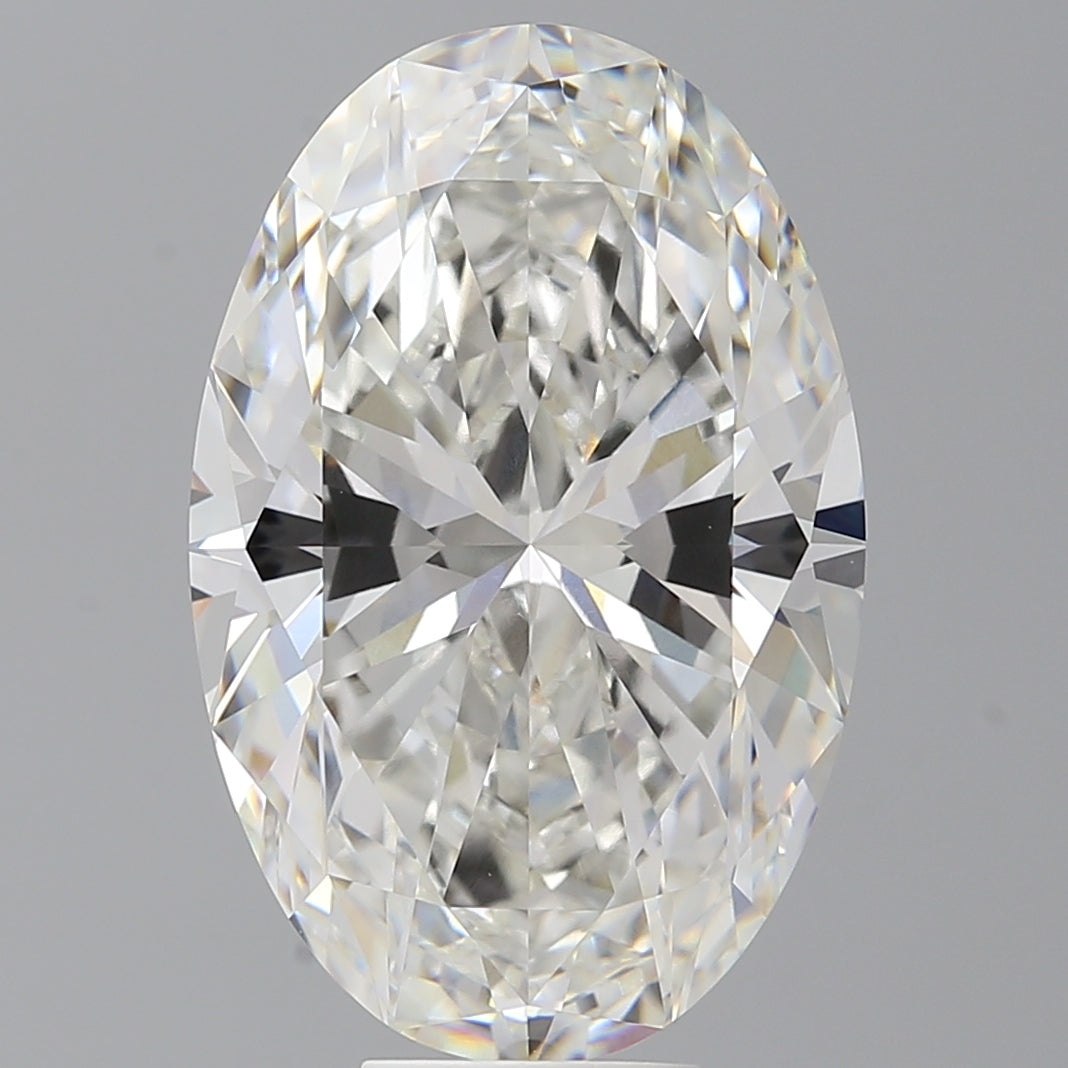 10.60 Carat Oval Shaped, Ideal Cut, F Color, VVS2 Clarity, IGI Certified Lab Grown Diamond