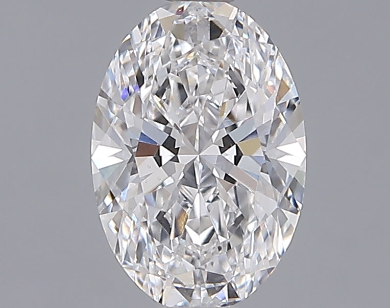 1.29 Carat Oval Shaped, Ideal Cut, D Color, VS1 Clarity, IGI Certified Lab Grown Diamond