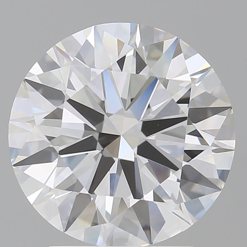 3.01 Carat Round Shaped, Ideal Cut, E Color, VVS2 Clarity, IGI Certified Lab Grown Diamond