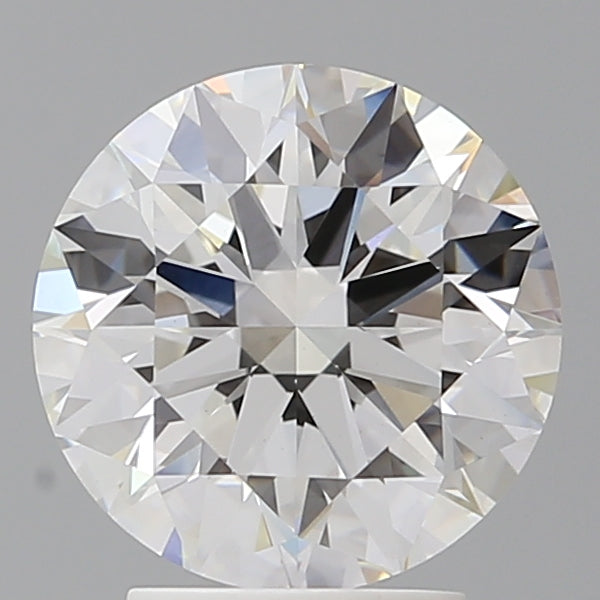 3.08 Carat Round Shaped, Ideal Cut, F Color, VVS2 Clarity, IGI Certified Lab Grown Diamond