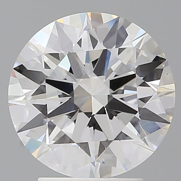 3.10 Carat Round Shaped, Ideal Cut, F Color, VVS2 Clarity, IGI Certified Lab Grown Diamond