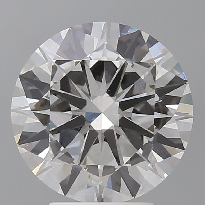 4.04 Carat Round Shaped, Excellent Cut, F Color, VVS2 Clarity, IGI Certified Lab Grown Diamond