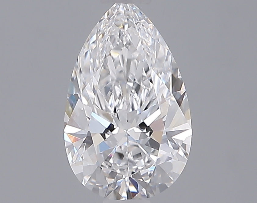 1.28 Carat Pear Shaped, Ideal Cut, D Color, IF Clarity, IGI Certified Lab Grown Diamond