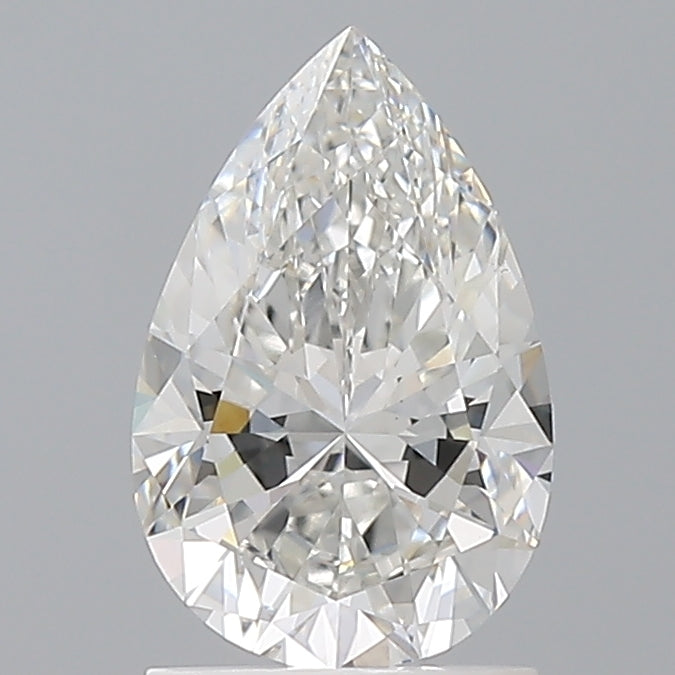 1.50 Carat Pear Shaped, Ideal Cut, E Color, VVS2 Clarity, IGI Certified Lab Grown Diamond