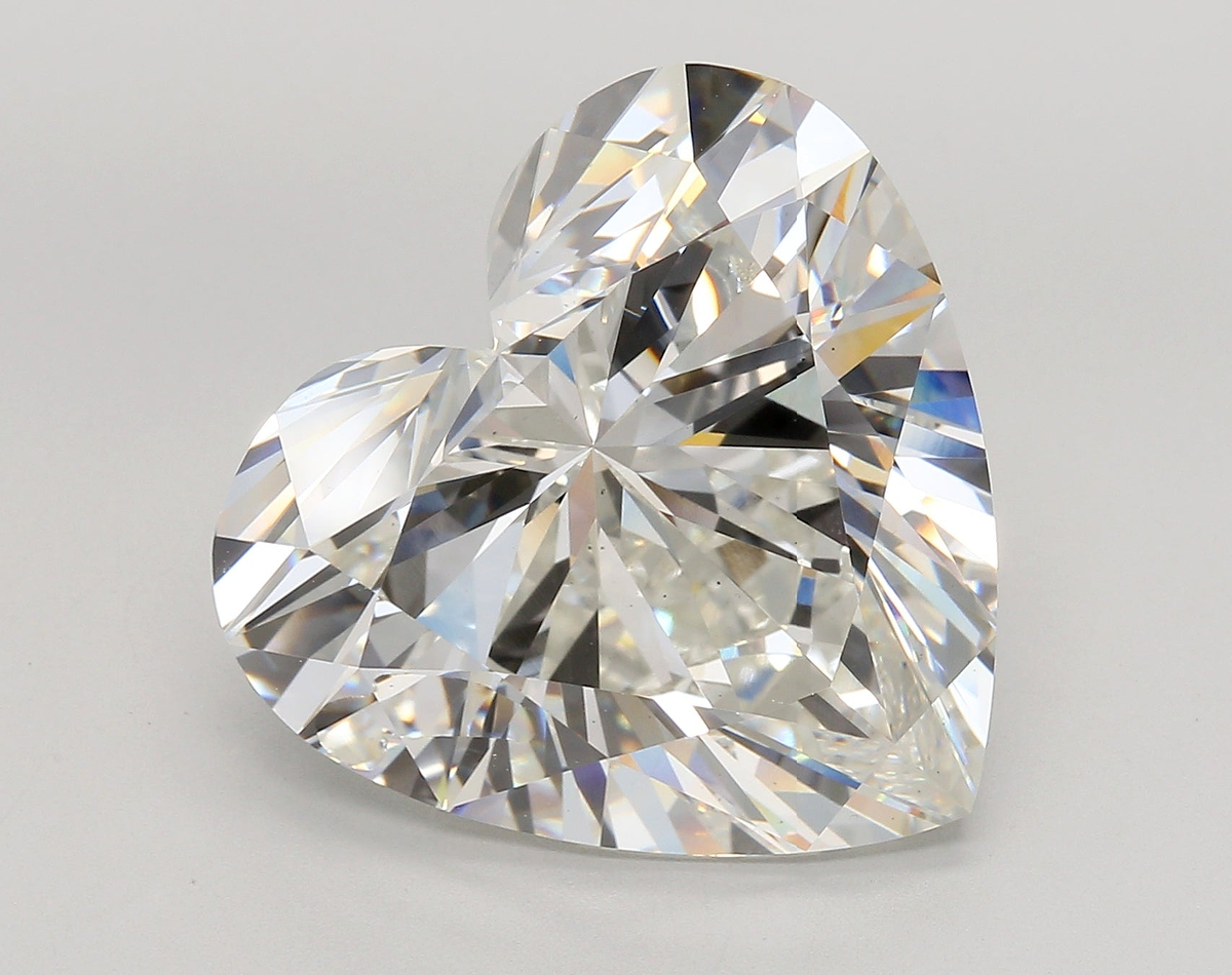 17.02 Carat Heart Shaped, Ideal Cut, G Color, VS1 Clarity, IGI Certified Lab Grown Diamond