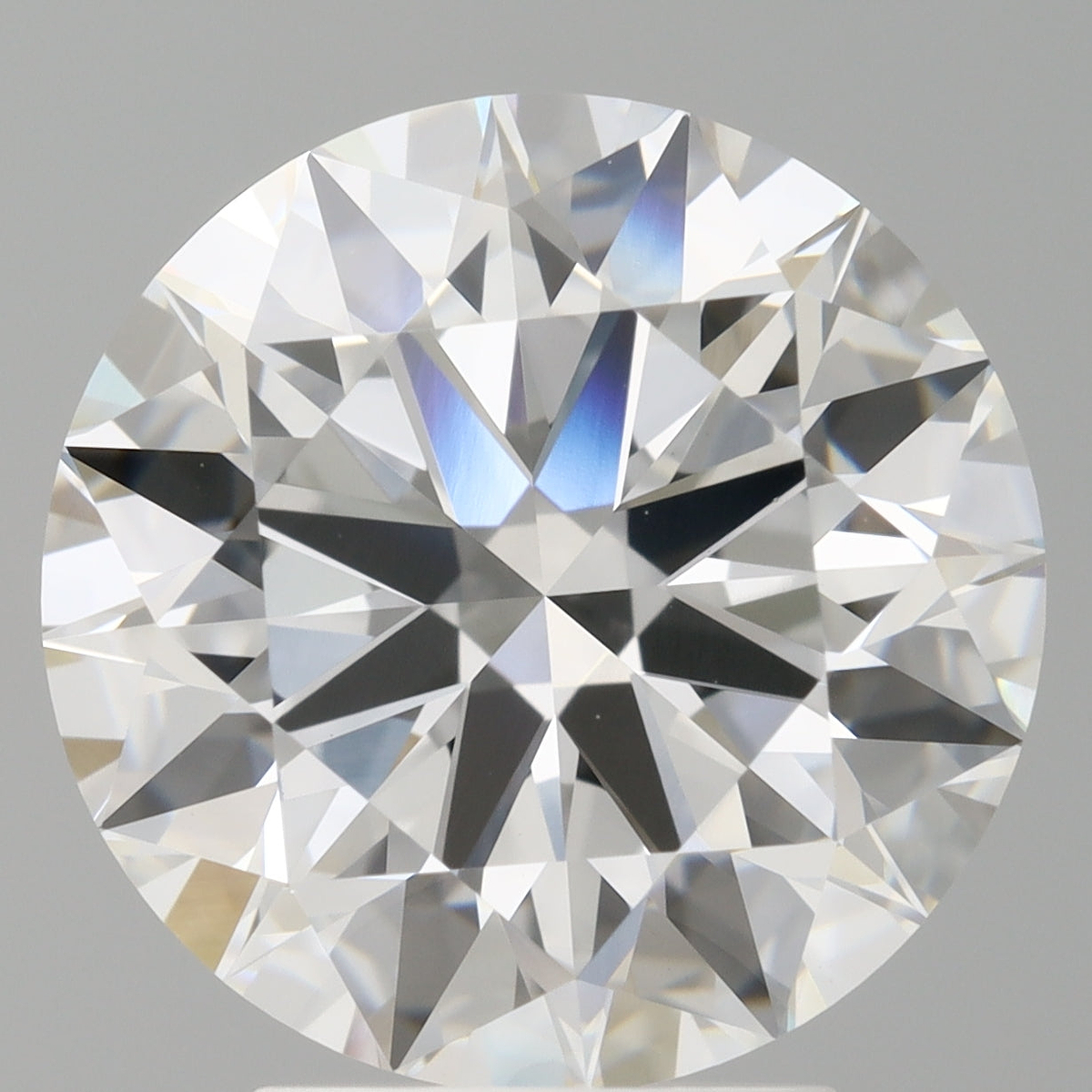 4.10 Carat Round Shaped, Ideal Cut, E Color, VVS2 Clarity, IGI Certified Lab Grown Diamond
