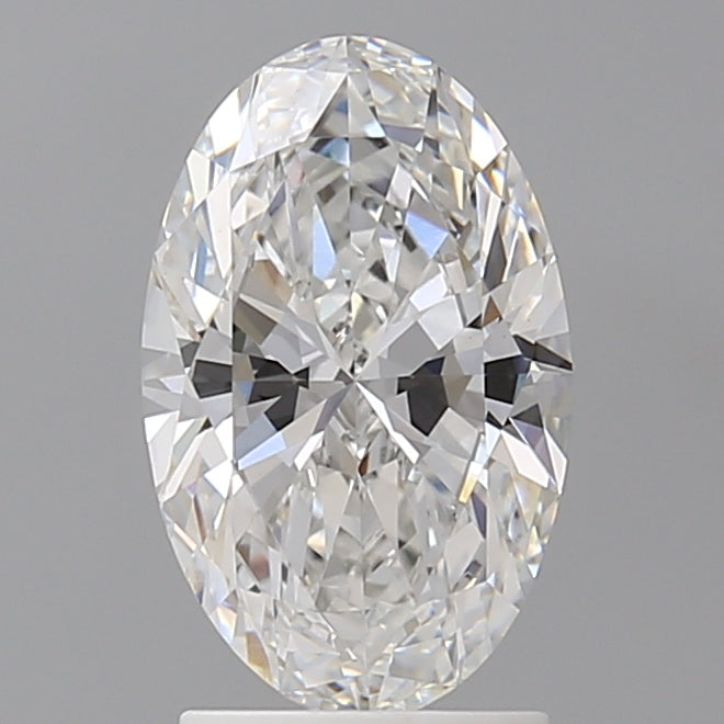 2.00 Carat Oval Shaped, Ideal Cut, E Color, VVS2 Clarity, IGI Certified Lab Grown Diamond
