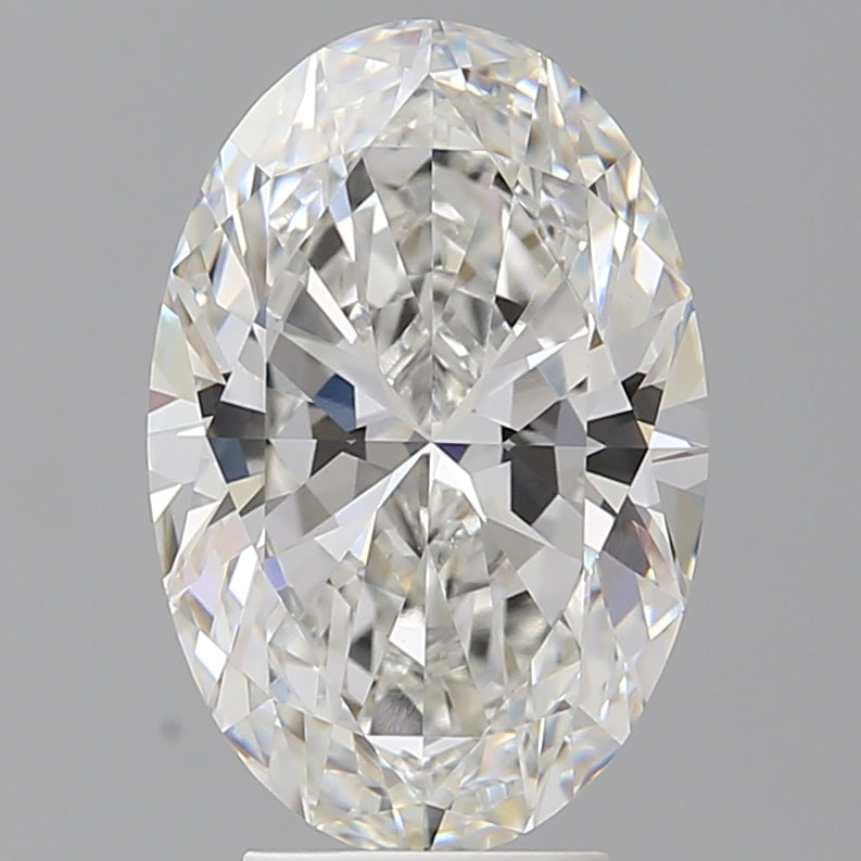 4.52 Carat Oval Shaped, Ideal Cut, F Color, VVS2 Clarity, IGI Certified Lab Grown Diamond