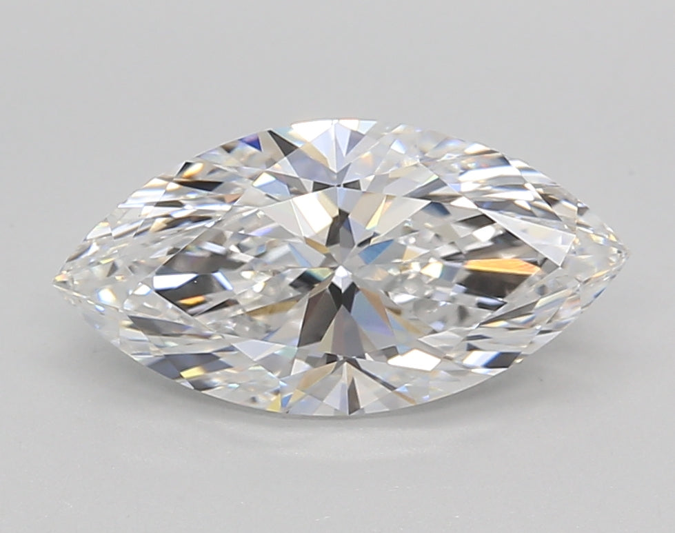 2.01 Carat Marquise Shaped, Ideal Cut, D Color, VVS1 Clarity, IGI Certified Lab Grown Diamond