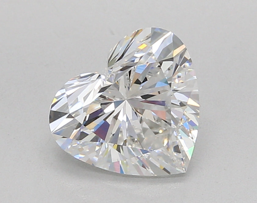 2.06 Carat Heart Shaped, Ideal Cut, E Color, VVS1 Clarity, IGI Certified Lab Grown Diamond