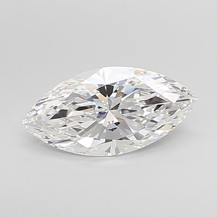 3.05 Carat Marquise Shaped, Ideal Cut, E Color, VVS2 Clarity, IGI Certified Lab Grown Diamond