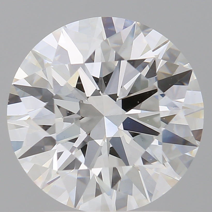2.59 Carat Round Shaped, Ideal Cut, F Color, VS1 Clarity, IGI Certified Lab Grown Diamond
