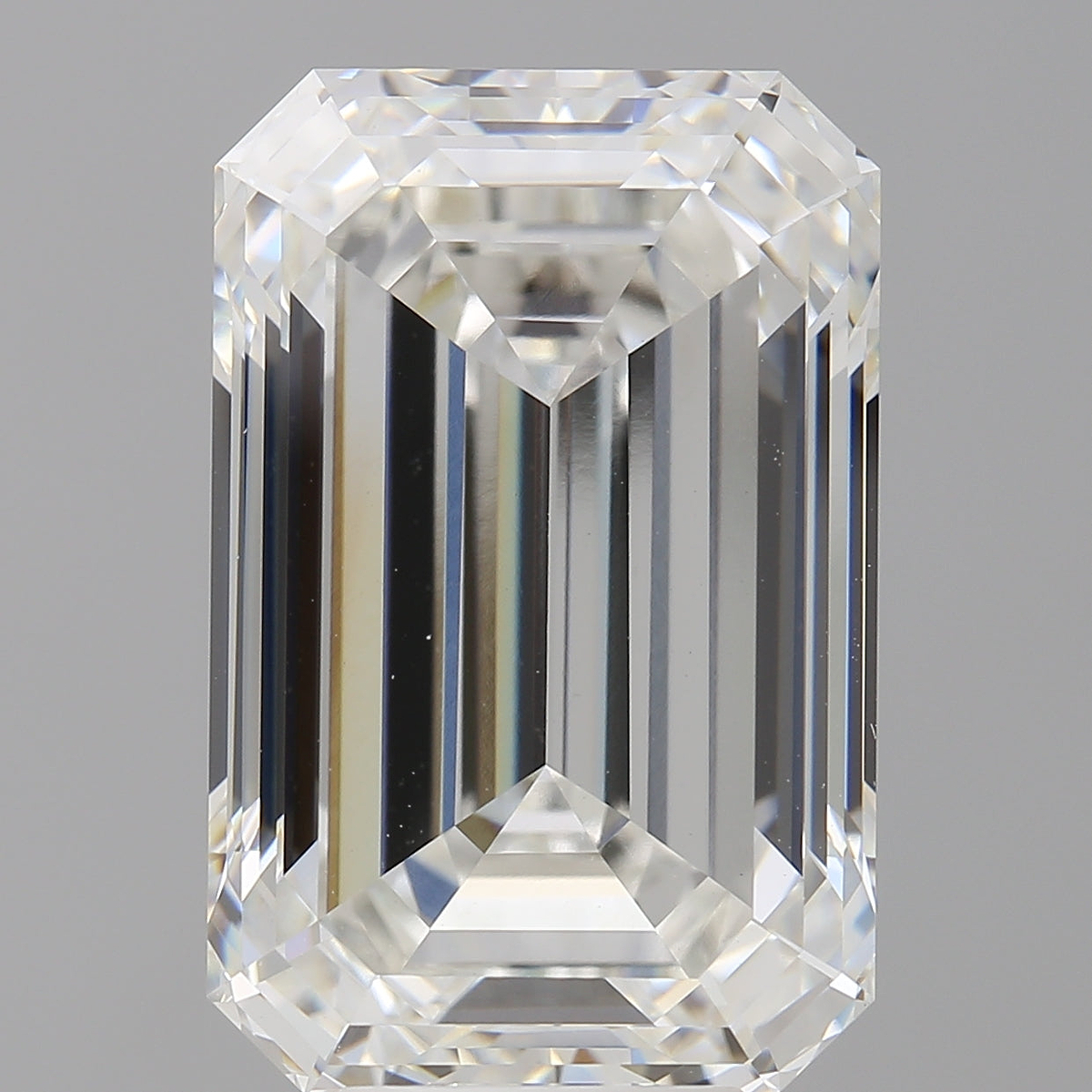 9.06 Carat Emerald Shaped, Ideal Cut, F Color, VVS2 Clarity, IGI Certified Lab Grown Diamond