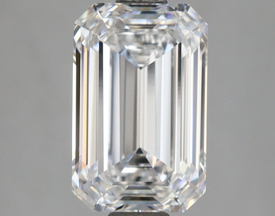 2.59 Carat Emerald Shaped, Ideal Cut, D Color, VVS1 Clarity, IGI Certified Lab Grown Diamond