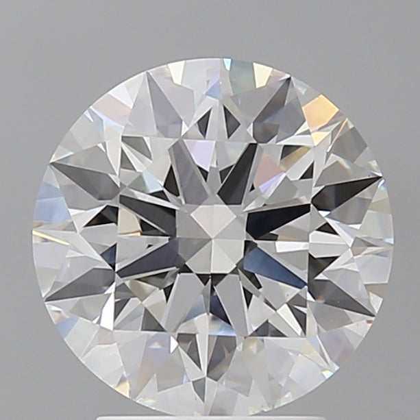3.09 Carat Round Shaped, Ideal Cut, E Color, VVS2 Clarity, IGI Certified Lab Grown Diamond