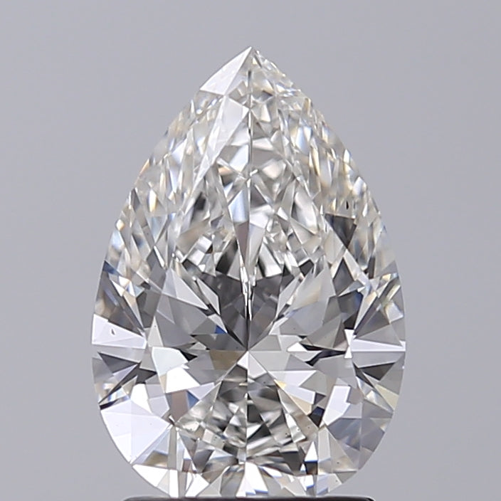 1.91 Carat Pear Shaped, Ideal Cut, G Color, VS1 Clarity, GIA Certified Lab Grown Diamond