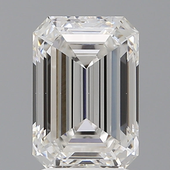 2.58 Carat Emerald Shaped, Ideal Cut, F Color, VS1 Clarity, IGI Certified Lab Grown Diamond