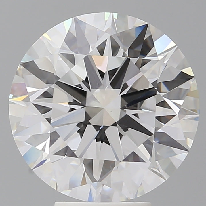 6.08 Carat Round Shaped, Ideal Cut, F Color, VVS2 Clarity, IGI Certified Lab Grown Diamond