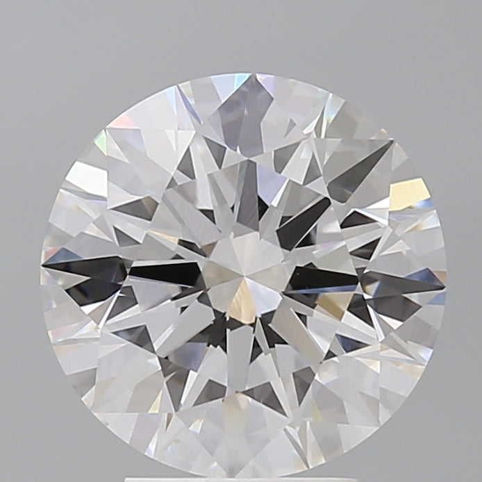 4.09 Carat Round Shaped, Ideal Cut, E Color, VVS2 Clarity, IGI Certified Lab Grown Diamond