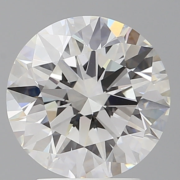 3.08 Carat Round Shaped, Ideal Cut, F Color, VVS2 Clarity, IGI Certified Lab Grown Diamond