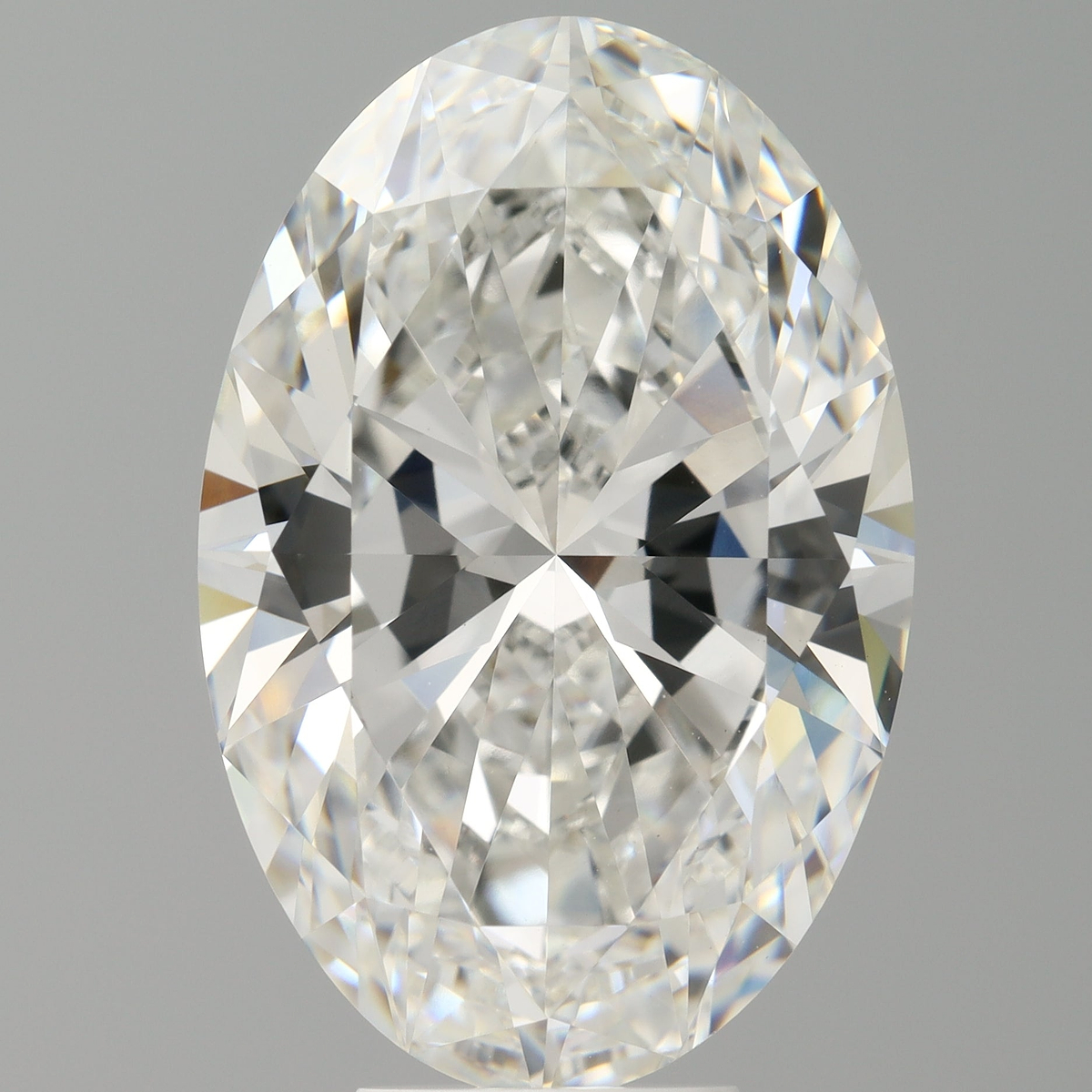 8.09 Carat Oval Shaped, Ideal Cut, F Color, VVS2 Clarity, IGI Certified Lab Grown Diamond