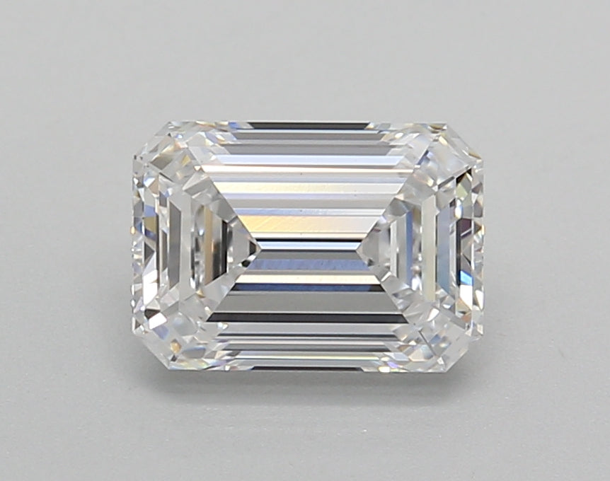 1.51 Carat Emerald Shaped, Excellent Cut, D Color, VS1 Clarity, IGI Certified Lab Grown Diamond