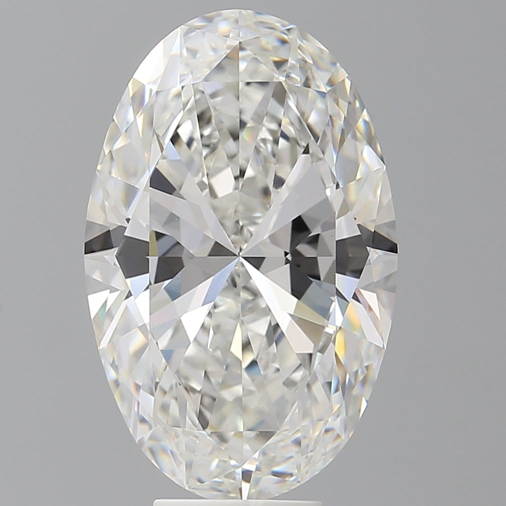 7.58 Carat Oval Shaped, Ideal Cut, F Color, VVS2 Clarity, IGI Certified Lab Grown Diamond