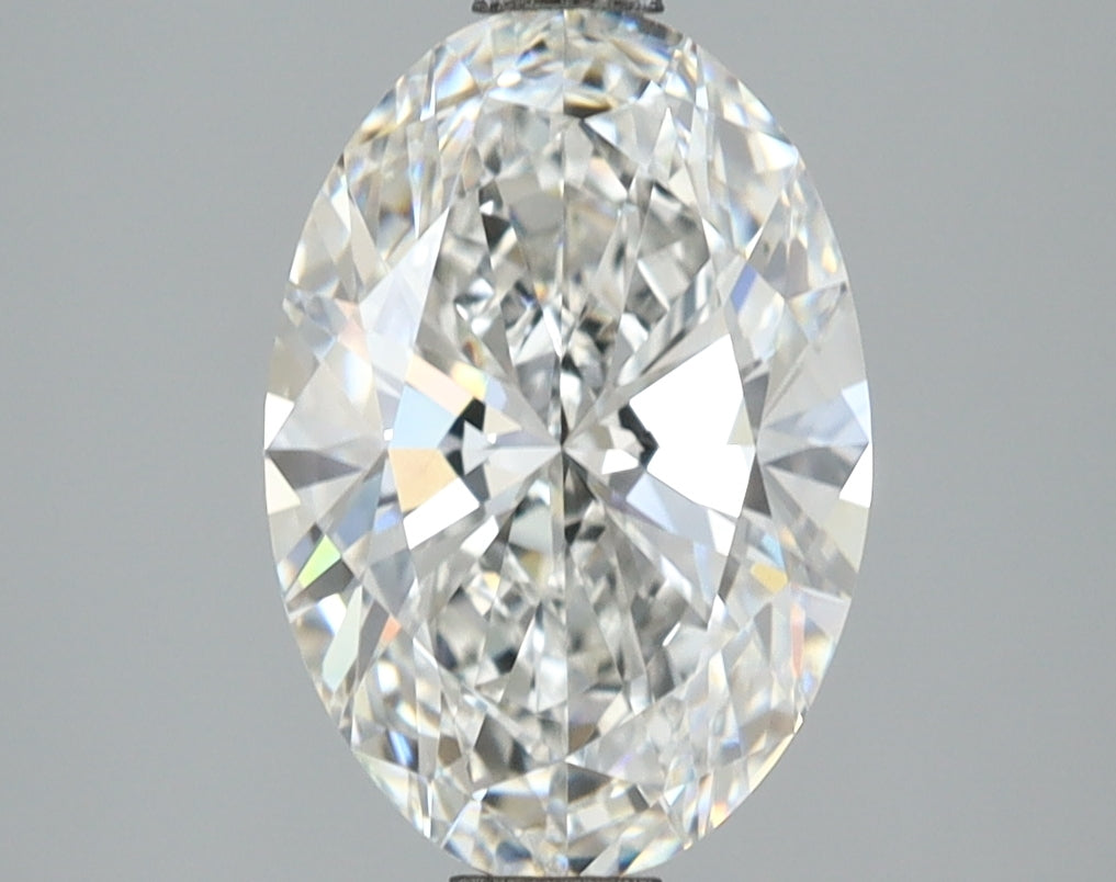 2.51 Carat Oval Shaped, Ideal Cut, F Color, VVS2 Clarity, IGI Certified Lab Grown Diamond